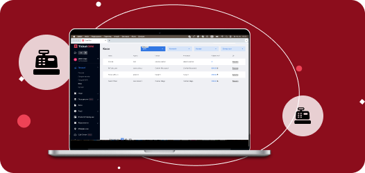 Integration with cash registers
