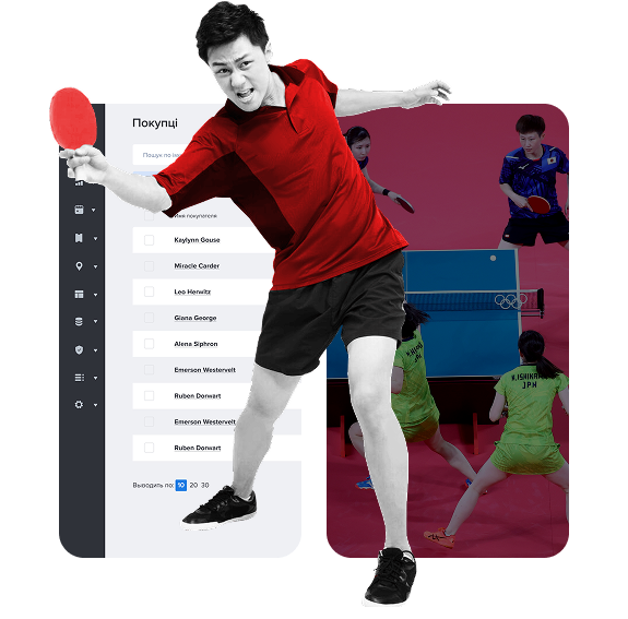 Table tennis ticketing software: ticket sales, fan CRM and entry